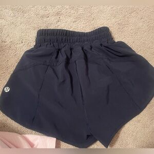 lululemon navy shorts size zero
